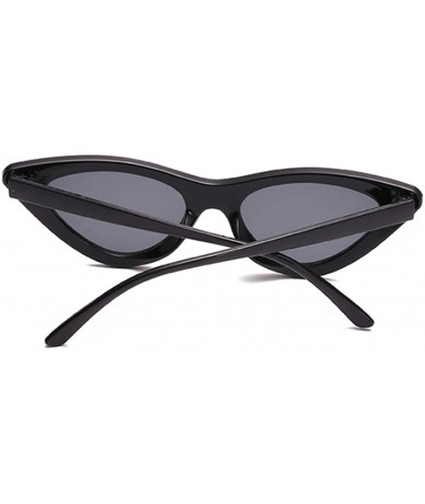 Cat Eye Sexy Cat Eye Sunglasses Women Er Mirror Black Triangle Sun Glasses Female Lens Shades Ladies Eyewear UV400 - CZ198AH9...