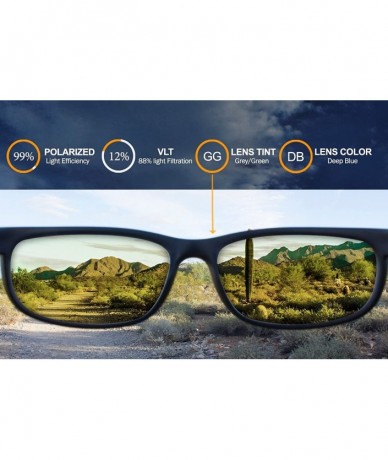 Sport Polarized Replacement Lenses for Stringer Sunglasses - Multiple Options - Deep Blue Mirror - CH120X6RA3L $60.83