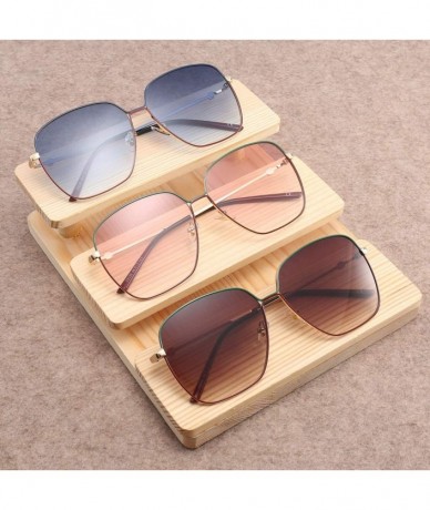 Square Polarized Gradient Sunglasses Colorful Protection - C418R7QDI4A $21.13