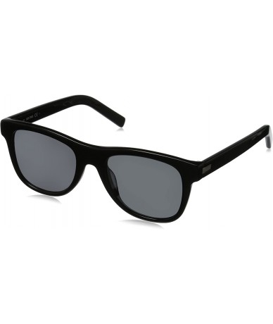 Square Men's Horton Square Sunglasses - Milky Black/Black Mirror - C812FK4BFAP $75.82