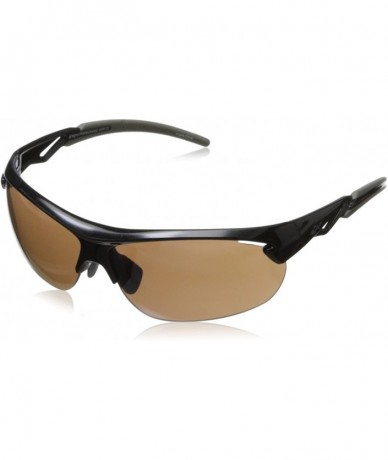 Sport G4019 Wrap Sunglasses - Shiny Black & Grey - CG11LDS12CZ $44.16