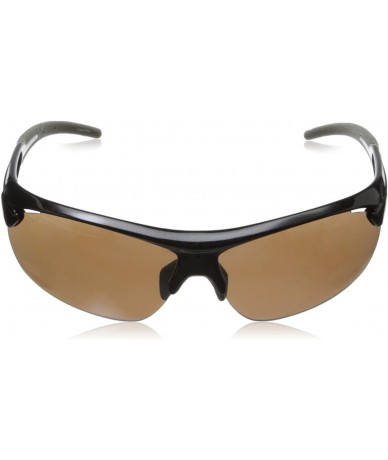 Sport G4019 Wrap Sunglasses - Shiny Black & Grey - CG11LDS12CZ $44.16