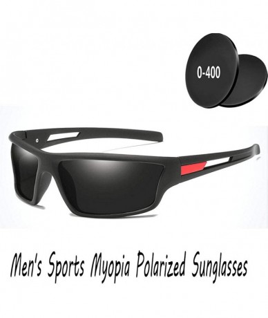 Sport 2019 custom men's myopia polarized sunglasses sports dust-proof driving polarized sunglasses - CW18ZGUXR88 $43.93