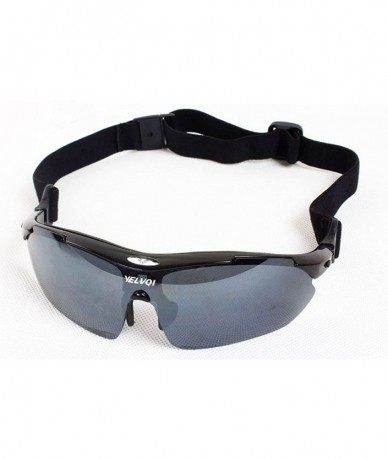 Sport Polarized Sunglasses Interchangeable Cycling Baseball - Blue - C9184K0T98A $71.52