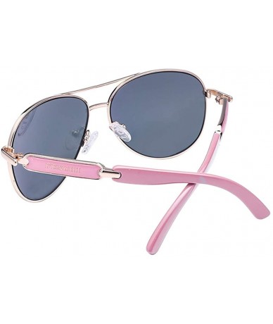 Aviator Fashion ladies sunglasses - vintage versatile sunglasses - C - C518ROZOM56 $85.56