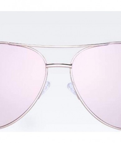 Aviator Fashion ladies sunglasses - vintage versatile sunglasses - C - C518ROZOM56 $85.56