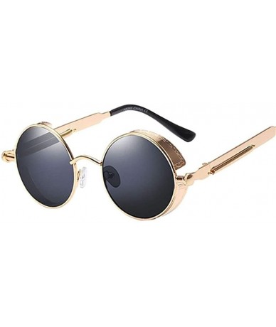 Goggle Classic Steampunk Sunglasses Glasses Designer - C3 - CF198EAIEC2 $39.56