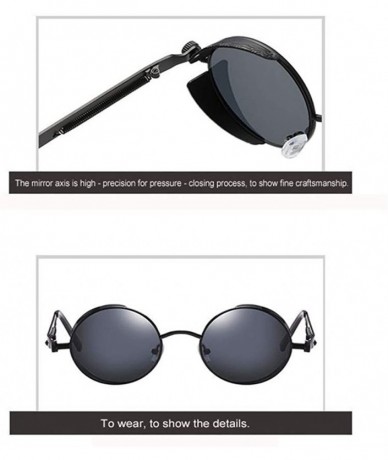 Goggle Classic Steampunk Sunglasses Glasses Designer - C3 - CF198EAIEC2 $39.56