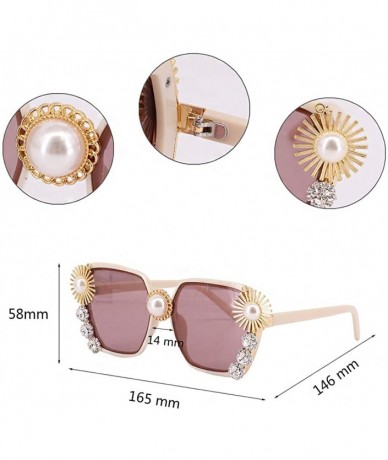 Round Fashion Round Metal Frame Sparkling Crystal Sunglasses UV Protection Eyewear Oversized - Classic Yellow - CH1906WQANT $...