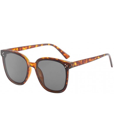 Oversized Sunglasses Lightweight Oversized Polarized - Brown - C318UC7UUD6 $18.74