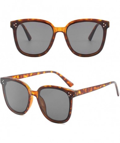 Oversized Sunglasses Lightweight Oversized Polarized - Brown - C318UC7UUD6 $18.74