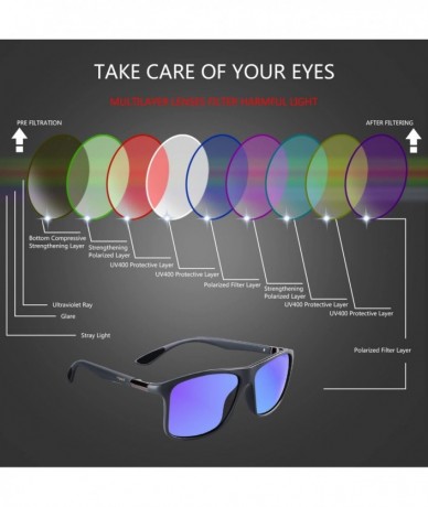 Sport Vintage Oversized Polarized Driving Sunglasses for Men Women with UV Protection Retro Square Sun Glasses - CP18EKRUD08 ...