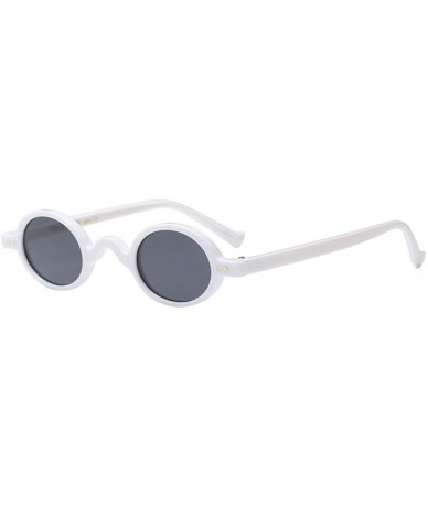 Wayfarer Retro Men Women Designer Sunglasses Round Frame Eyeglasses for Summer - White - CZ18G7TWMIO $19.76