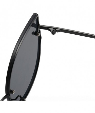 Rectangular Stylish Sunglasses for Men Women 100% UV protectionPolarized Sunglasses - Black - C918S7HS6E2 $15.70