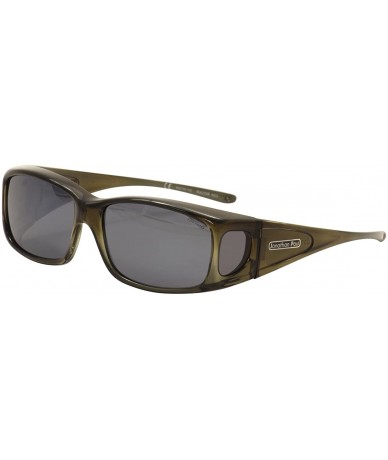 Oval Eyewear Sunglasses - Razor / Frame Olive Charcoal Lens Polarvue Grey - CO1124FIVR5 $89.99