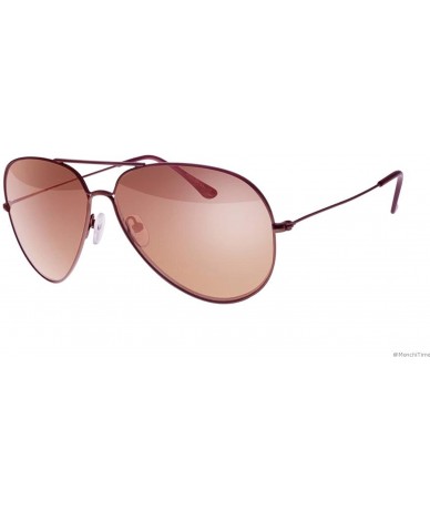 Aviator Glaze Rose Aviator Women's Sunglasses - CR17Z74R9U9 $26.40