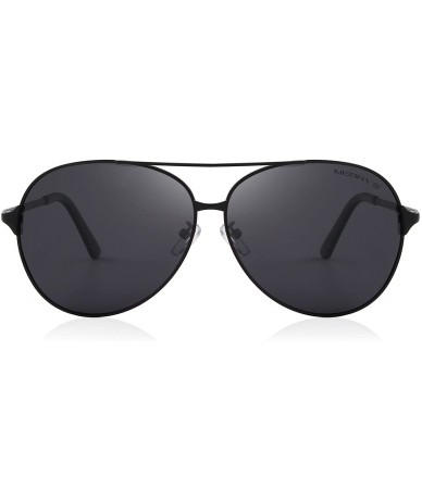 Aviator Men/Women Aviation Polarized Driving Sunglasses 100% UV Protection S8008 - Black - CU185DUEGXE $23.39