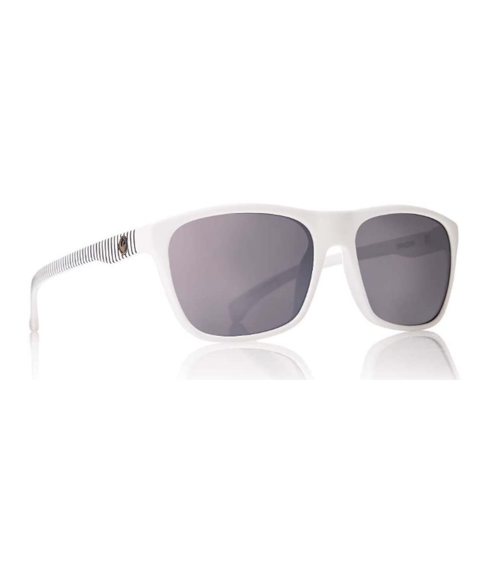 Sport White Stripe/Silver Ion Carry on Sunglasses - CV11RP4J007 $39.99