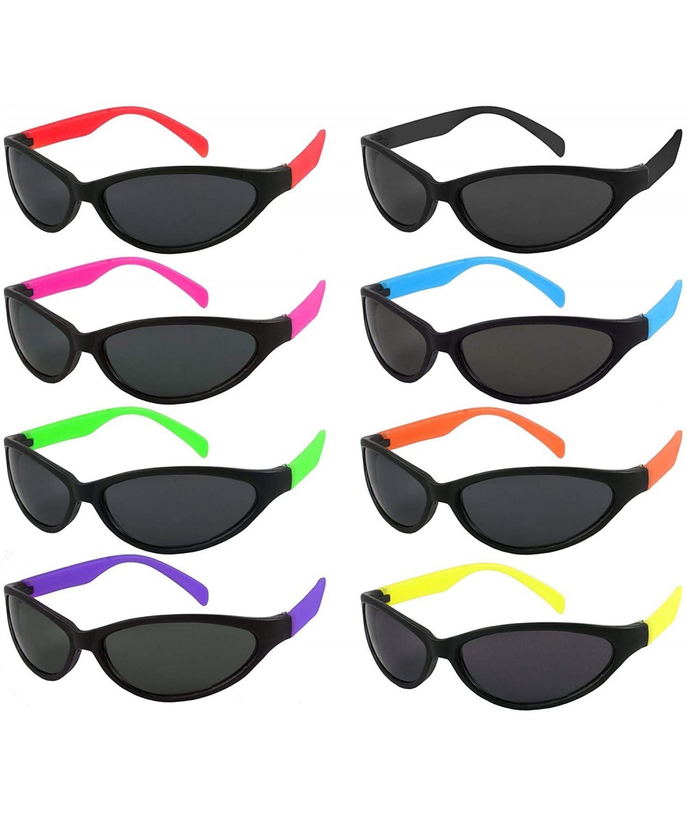 Wrap Sunglasses Favors 5460R SET 8 - Adult-sport-multicoloured - CQ17Z5ICX6T $19.18