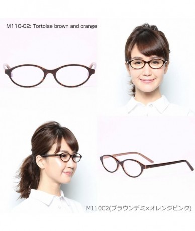 Oval Blocking Reading Glasses Tortoise - Tortoise Brown and Orange - CA18E9QORIZ $79.00