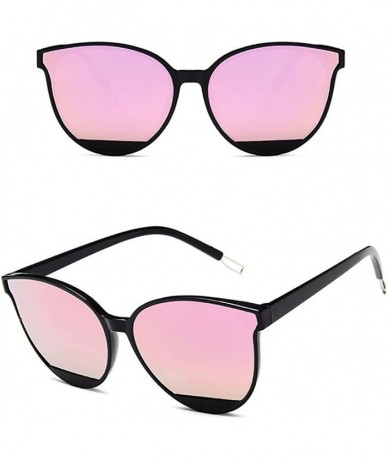 Goggle Cat Eye Sunglasses For Women-Polarized OVERSIZED Shade Glasses-Fashion Vintage - D - CQ1905Y7S53 $47.88