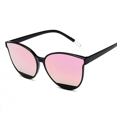 Goggle Cat Eye Sunglasses For Women-Polarized OVERSIZED Shade Glasses-Fashion Vintage - D - CQ1905Y7S53 $47.88