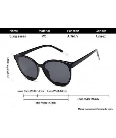 Goggle Cat Eye Sunglasses For Women-Polarized OVERSIZED Shade Glasses-Fashion Vintage - D - CQ1905Y7S53 $47.88