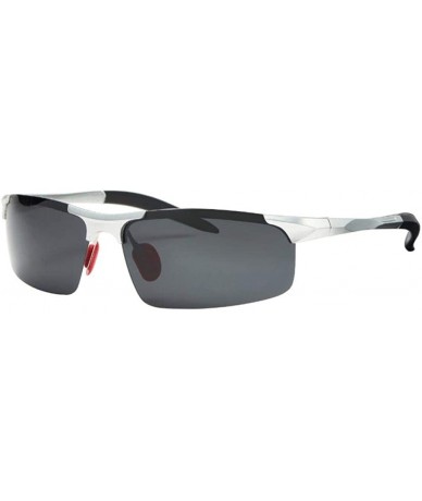 Square Sunglasses New Fashion Square Frame Polarized UV400 Outdoor Driving Fishing 1 - 2 - C418YQWEYYC $18.55