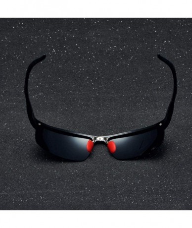 Square Sunglasses New Fashion Square Frame Polarized UV400 Outdoor Driving Fishing 1 - 2 - C418YQWEYYC $18.55