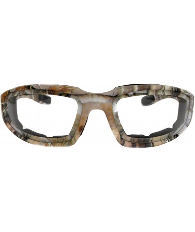 Goggle 12 Pieces Per Case Wholesale Lot Motorcycle CAMO Padded Foam Sport Glasses - 12-moto-camo2-clear - C718CWSQK2I $78.43