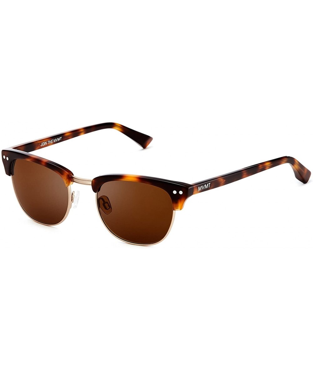 Round Legend - Non-Polarized Round Women's & Men's Sunglasses - 50 mm - Oak Tortoise / Brown - CJ18DIZTD56 $81.29