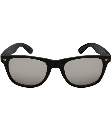 Wayfarer Buy 1 Get 2 Free Horn Rimmed Sunglasses for Men Women w/Spring Hinge 5401ASBLK-REV - CR18IHNHXOM $19.12