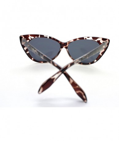 Cat Eye Women's Leopard Mirrrored Cat Eye 55mm Sunglasses - Leopard - CP11TVTS1LN $19.97