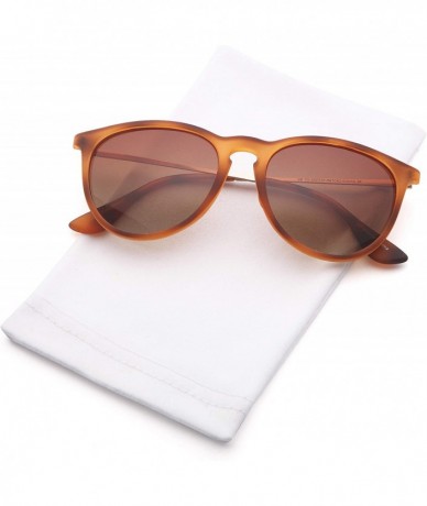 Sport Women's Polarized Sunglasses - Round Retro Mirrored Sunglasses Colors - CD182TEDQC8 $24.49