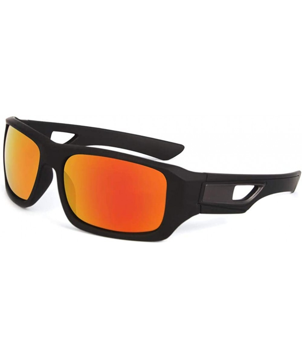 Rectangular Anti-UV Polarized Sports Sunglasses Casual Glasses Adult Driving Cycling Outdoor - D - CQ196WW69RM $18.08