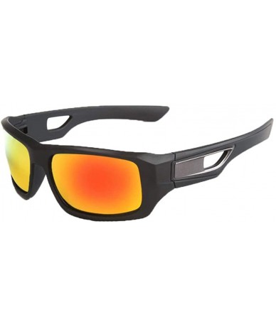 Rectangular Anti-UV Polarized Sports Sunglasses Casual Glasses Adult Driving Cycling Outdoor - D - CQ196WW69RM $18.08