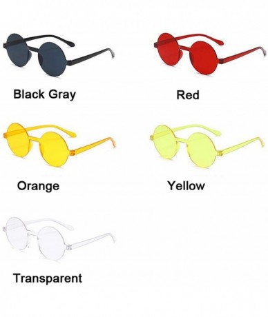 Goggle Round Sunglasses Women Vintage Classic Hip Hop Style Sun Glasses Female Brand Designer Frame Feminino - CT198ZQUX3U $6...