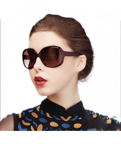 Oval Sunglasses Women Oval Shape Fashion Sunglaasses Women Sunglasses Girls - White-brown - CW18WXSGHE0 $47.18