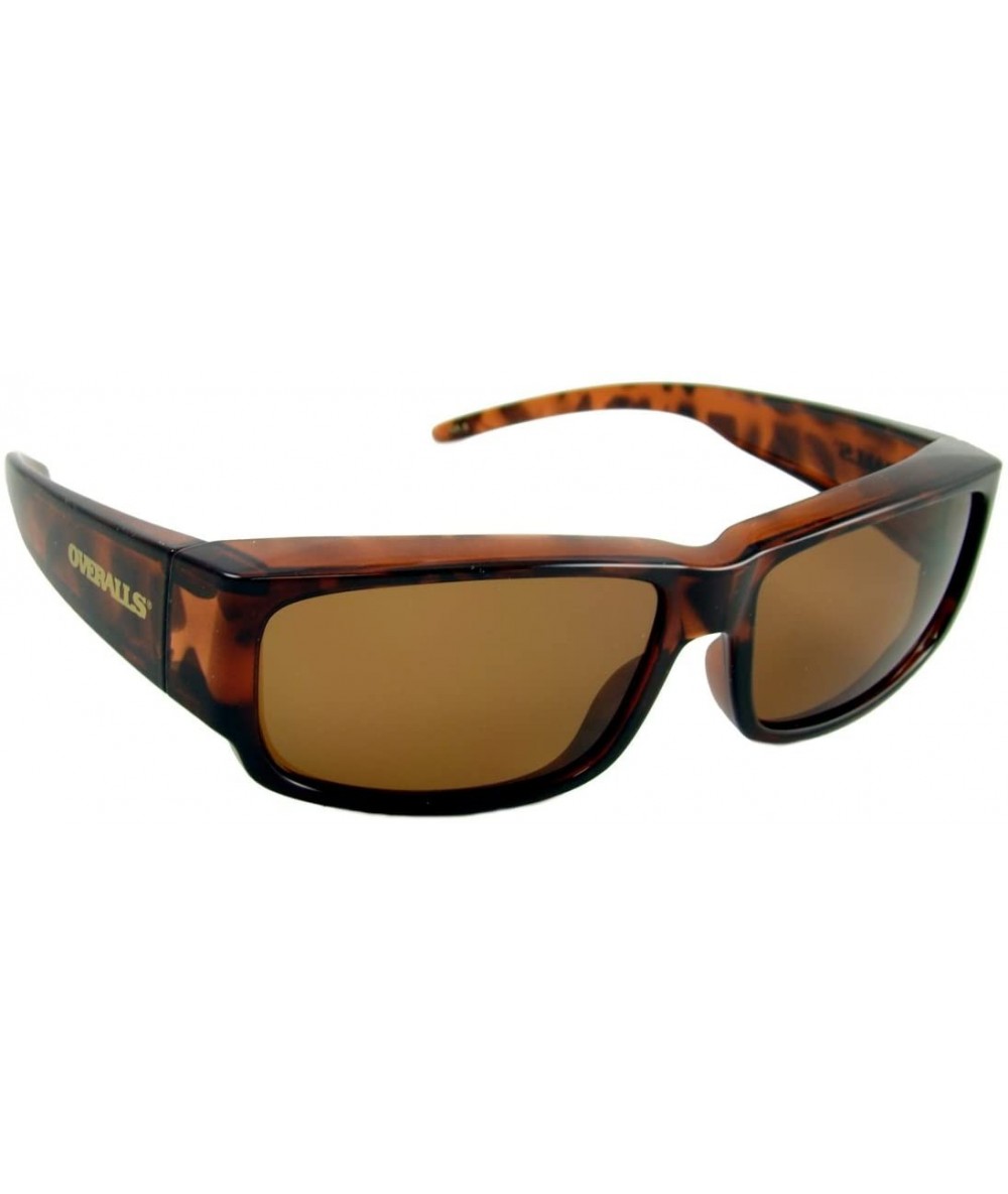 Sport Overalls Sunglasses with Polarized Tortoise and Brown Lens - CR11BV7JALR $28.23