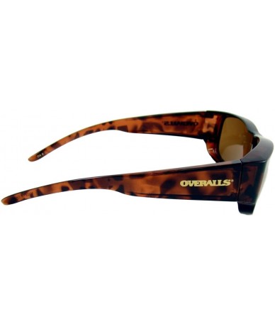 Sport Overalls Sunglasses with Polarized Tortoise and Brown Lens - CR11BV7JALR $28.23