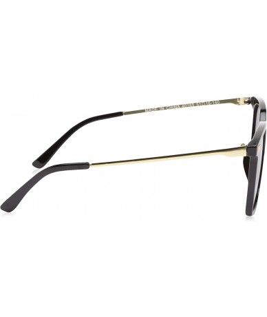 Square Metric Square Sunglasses - Black - C418NMDEWHG $28.64