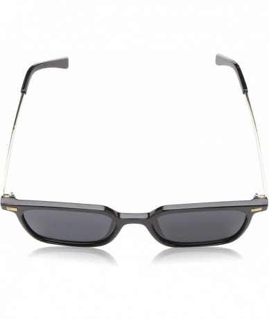 Square Metric Square Sunglasses - Black - C418NMDEWHG $28.64