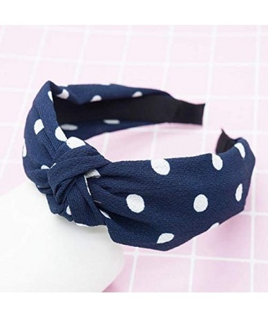 Oversized Headband Elastic Hairband Accessories - BDFG5 - CT19839YMUK $44.71