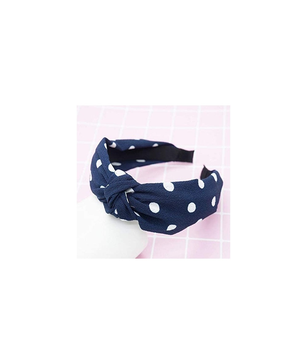 Oversized Headband Elastic Hairband Accessories - BDFG5 - CT19839YMUK $44.71