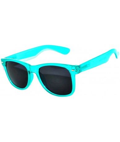 Square Classic Vintage 80's Style Sunglasses Colored plastic Frame for Mens or Womens - CG11U7KRSH3 $17.45