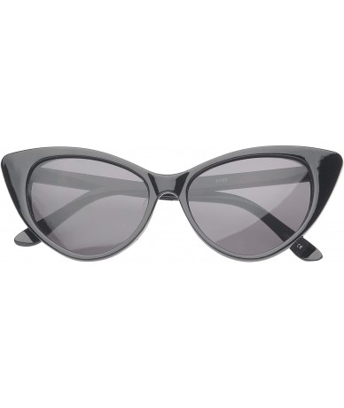 Cat Eye 'Colville' Cat eye Fashion Sunglasses - Black - C311PMFKTY7 $17.33