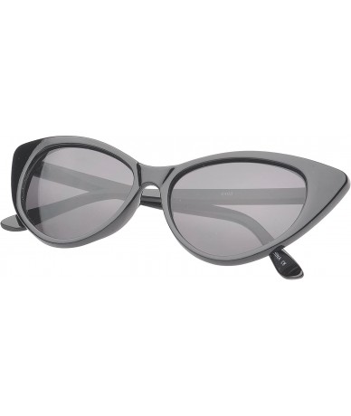 Cat Eye 'Colville' Cat eye Fashion Sunglasses - Black - C311PMFKTY7 $17.33