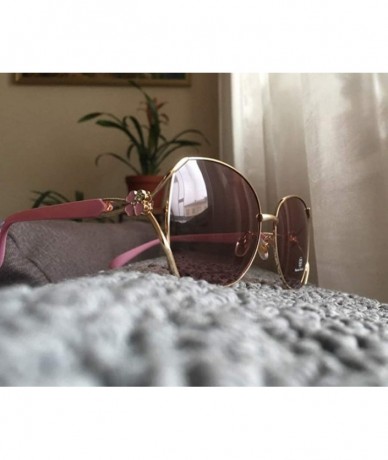 Square Fashion Polarized Sunglasses Women Vintage UV400 Sun Glasses - Gradient Gray - CN18U8ERH75 $40.66