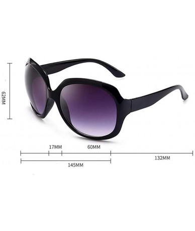 Oval Sunglasses Women Oval Shape Fashion Sunglaasses Women Sunglasses Girls - Purple - CS18WZSY98C $46.34