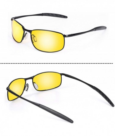 Aviator Driving Polarized Glasses Anti Glare - Night A1 - CE18A473NI5 $25.95